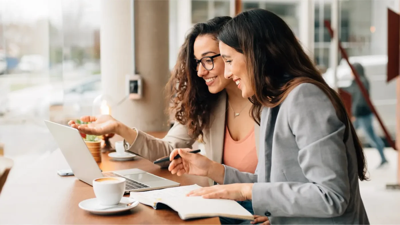 Working mom networking strategically during a busy day balancing career and family life