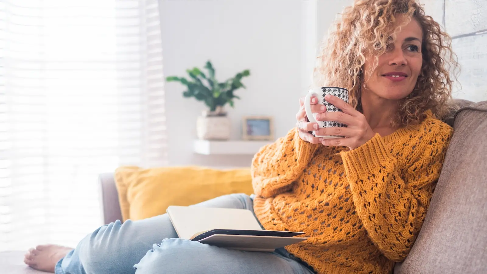Overwhelmed mom stepping back from constant busyness to rest