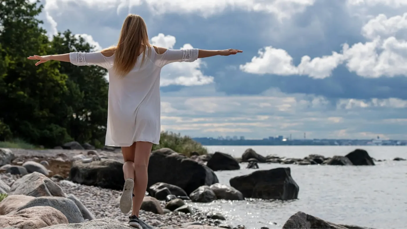 Mom reflecting on personal growth and parenting journey